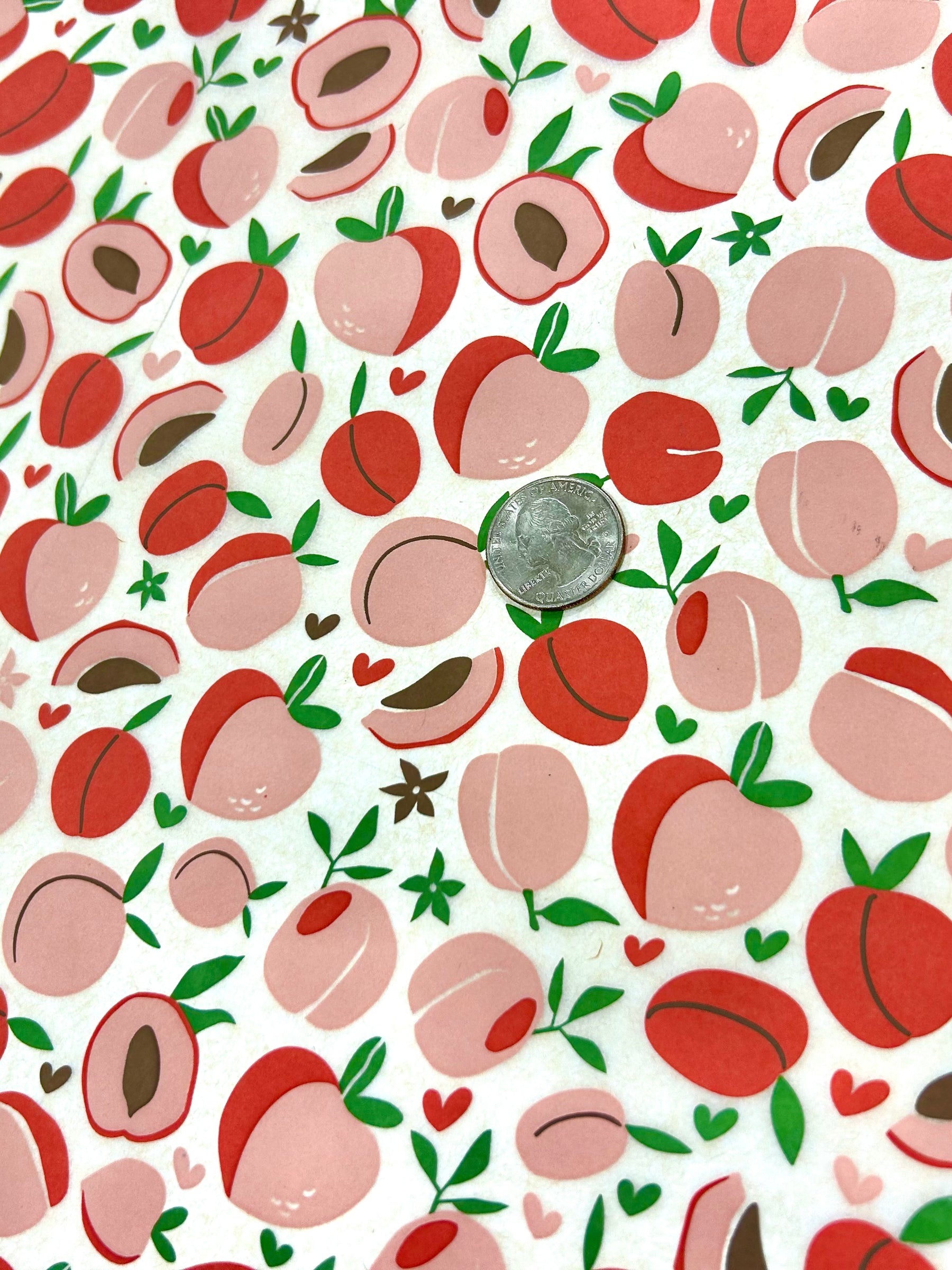 Peaches and Cream - Underglaze Transfer Sheet