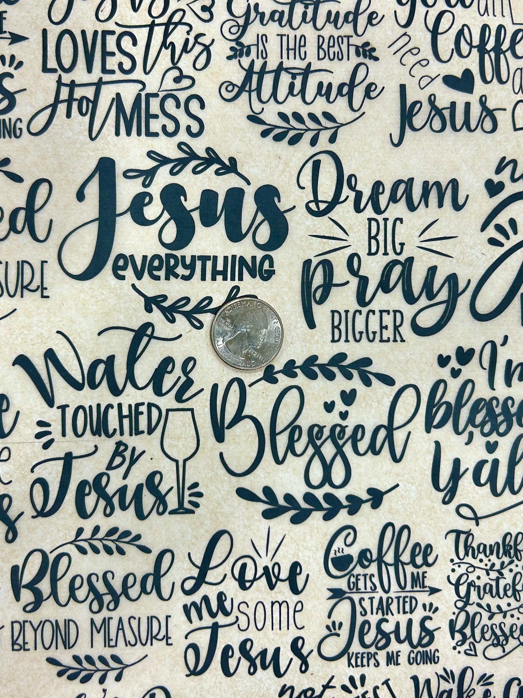 But First Jesus - Underglaze Transfer Sheet