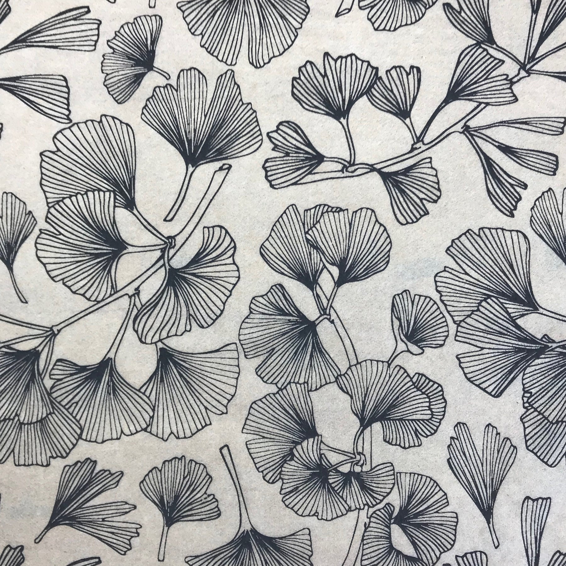 Ginkgo Leaves - Underglaze Transfer Sheet
