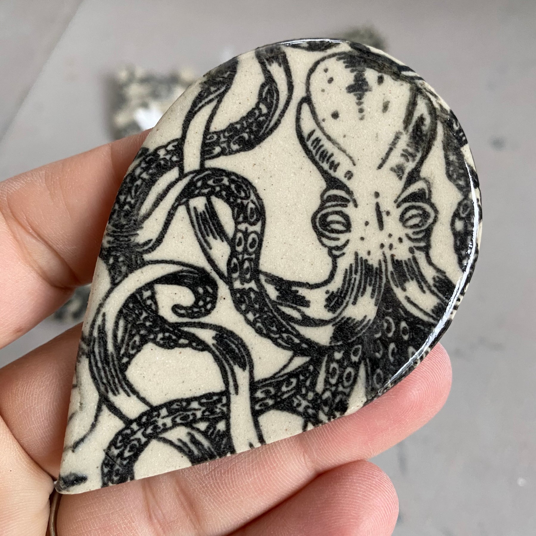 Octopus - Underglaze Transfer Sheet