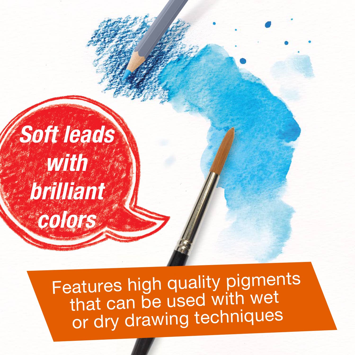 Goldfaber Aqua Watercolor Pencils, Box of 12 Landscape