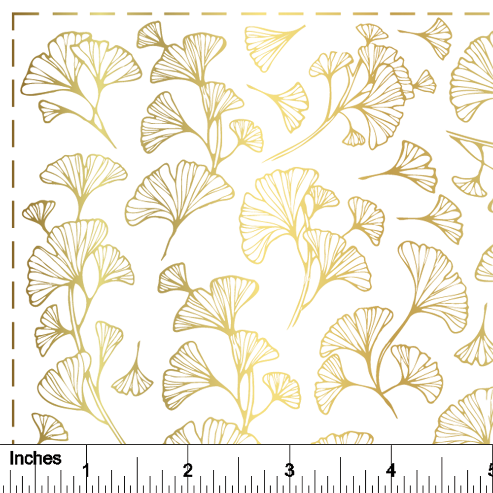 Ginkgo - 24K GOLD - Overglaze Decal Sheet