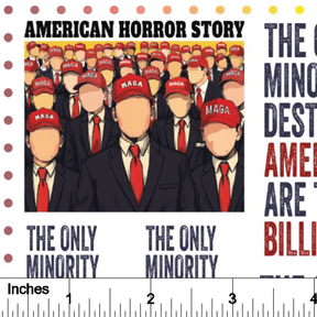 Horror Story - Overglaze Decal Sheet