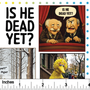 Is He Dead Yet? - Overglaze Decal Sheet