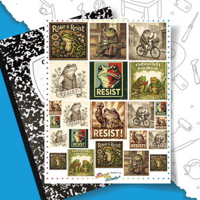 Radical Frog - Overglaze Decal Sheet