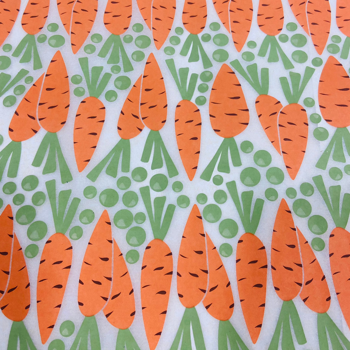 Peas and Carrots - Underglaze Transfer Sheet