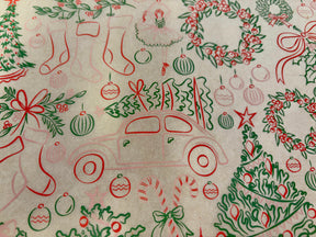 Joyful Holiday - Underglaze Transfer Sheet
