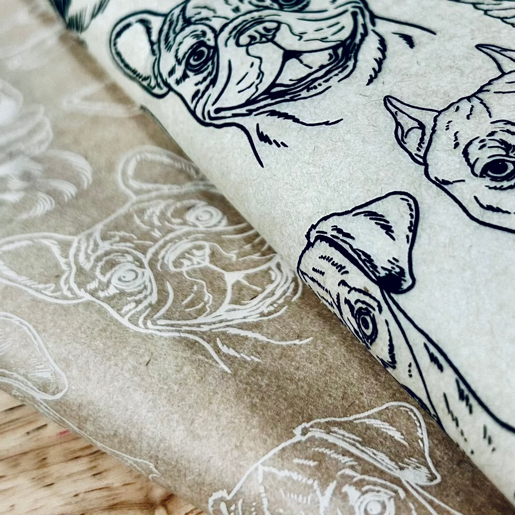 Dogs - Underglaze Transfer Sheet