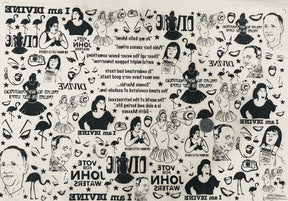 John Waters - Underglaze Transfer Sheet