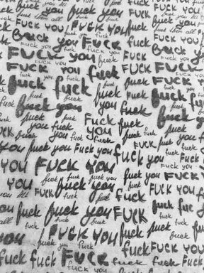 Wall of Fucks - Underglaze Transfer Sheet