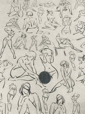 Nudes - Underglaze Transfer Sheet