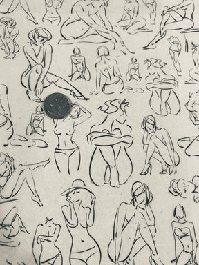 Nudes - Underglaze Transfer Sheet