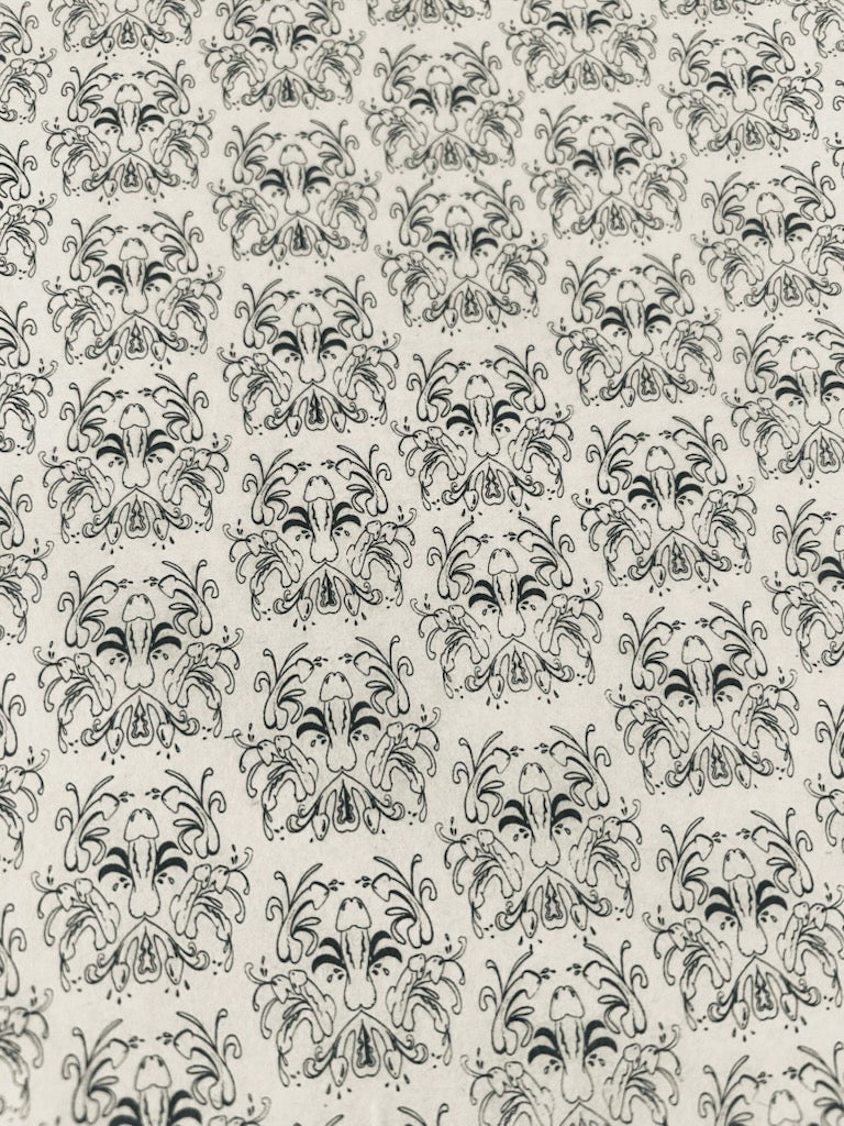 Not Your Grandmas Wallpaper - Underglaze Transfer Sheet