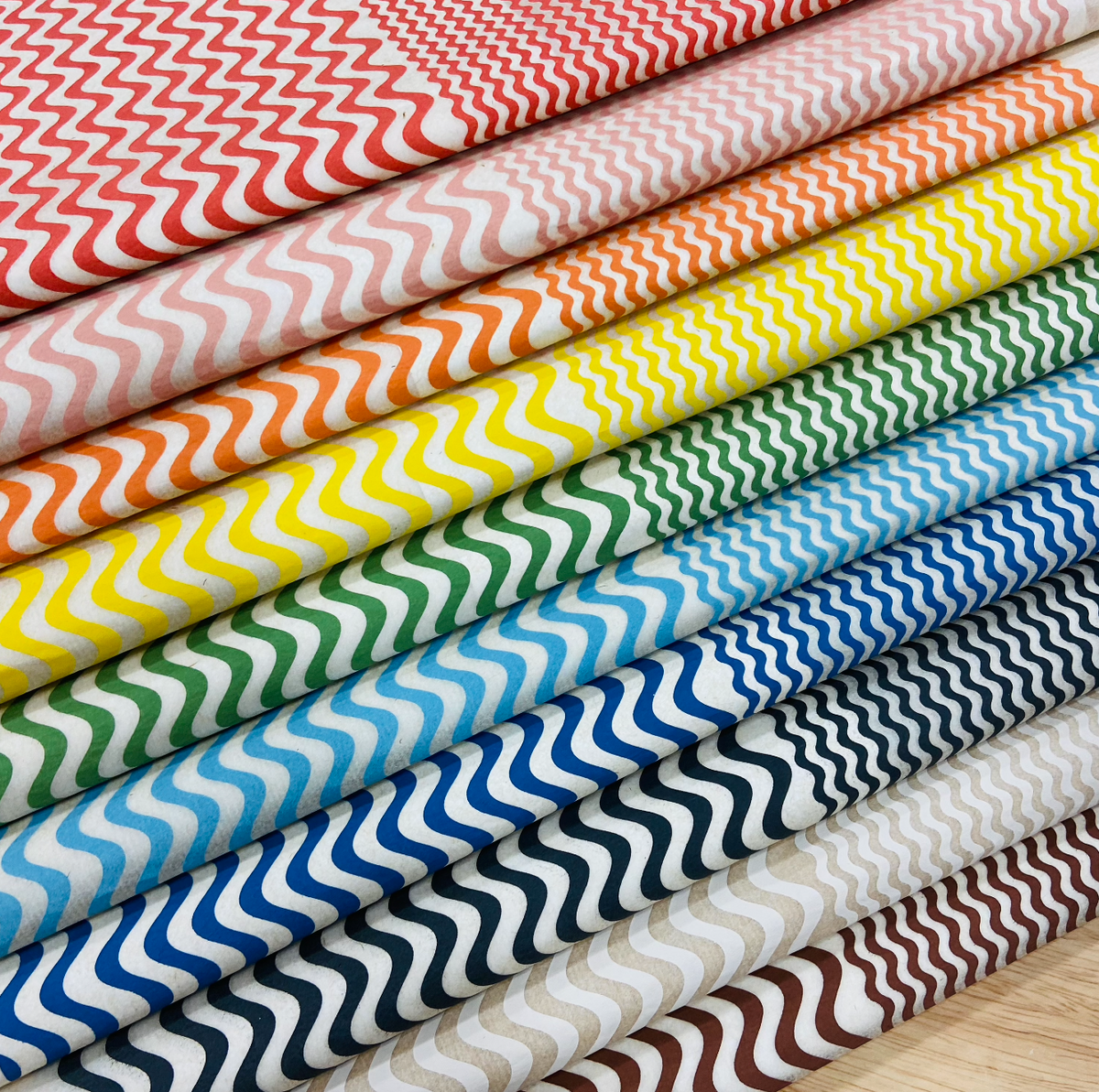 Wavy Lines - Underglaze Transfer Sheet