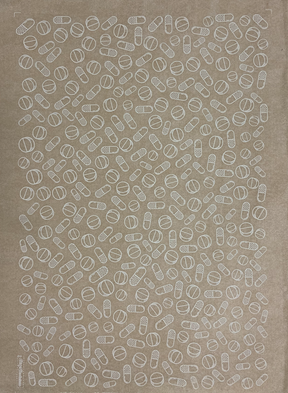 Pills - Underglaze Transfer Sheet
