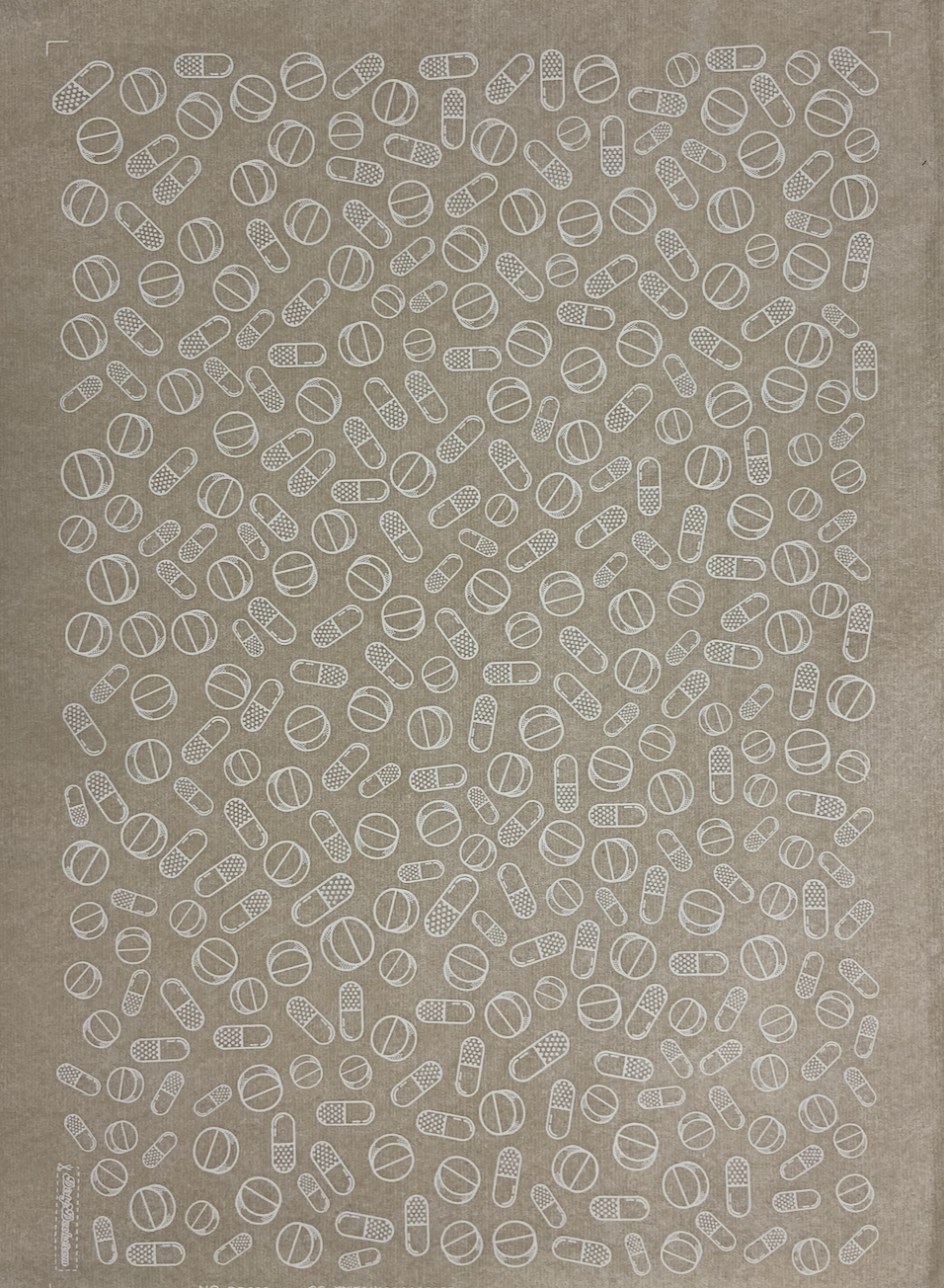 Pills - Underglaze Transfer Sheet