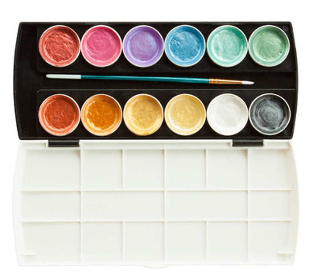 Semi Moist Collegiate Watercolor Set