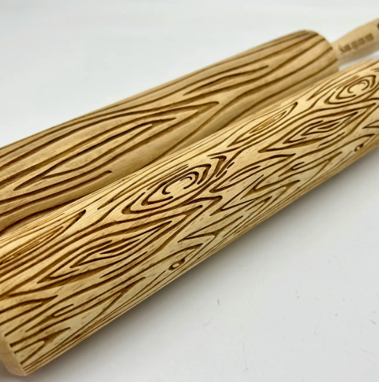 Rolling Pin - Wood Grain - Small