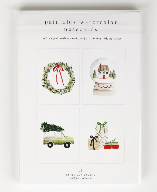 Paintable Cards - Emily Lex