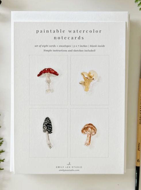 Paintable Cards - Emily Lex