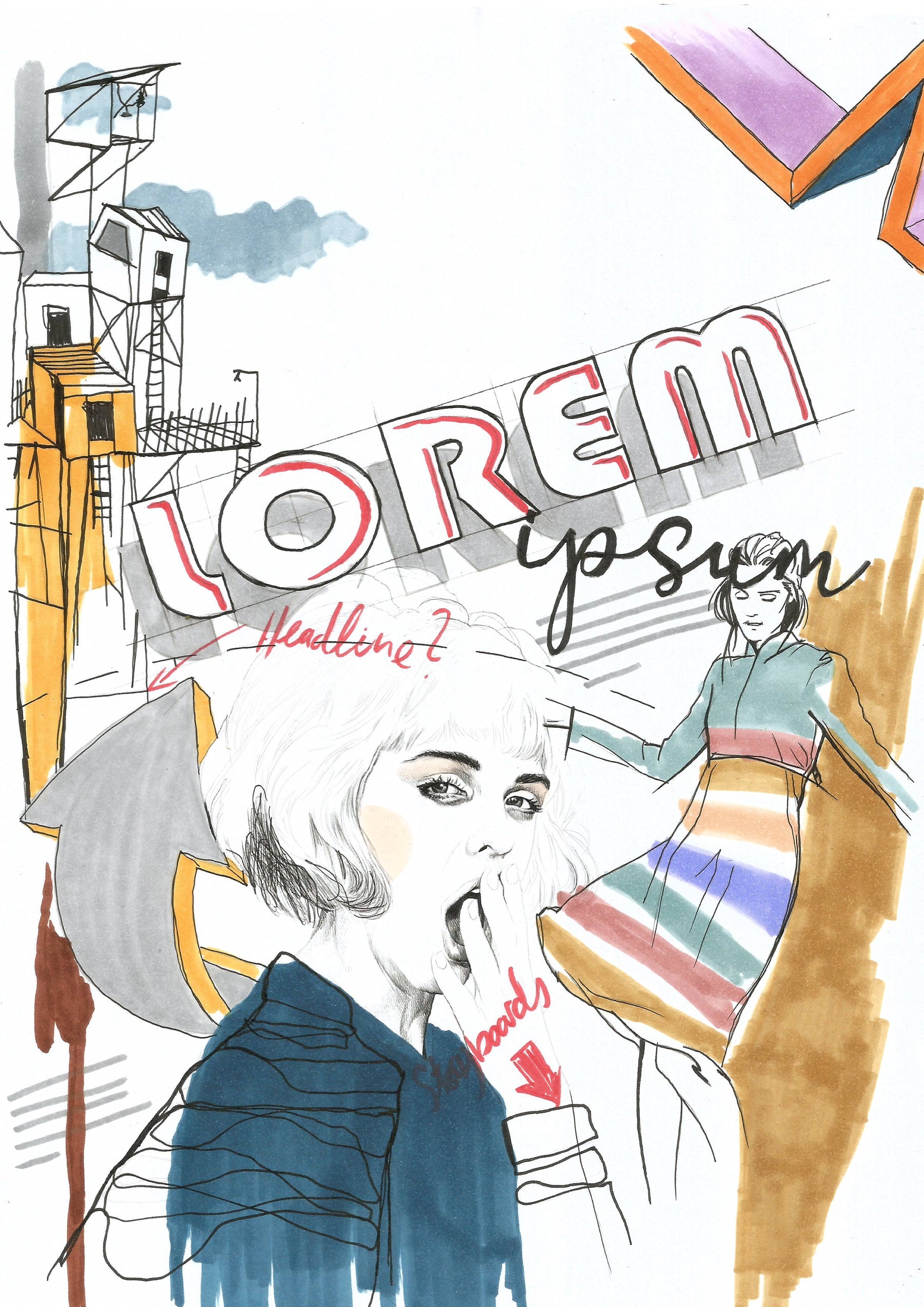 Goldfaber Sketch Markers, Wallet of 12 Vibrant Colors