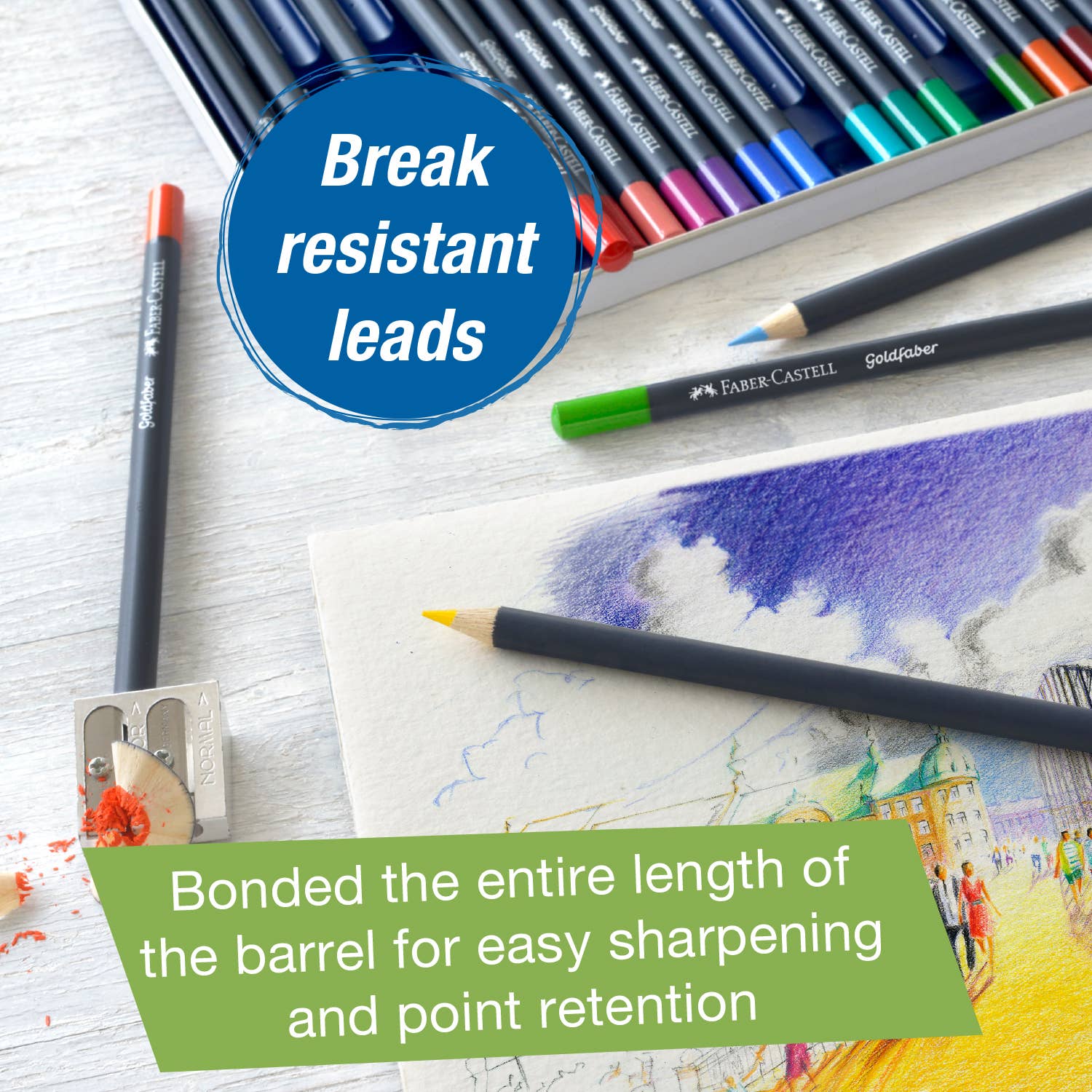 Goldfaber Color Pencils - Tin of 36