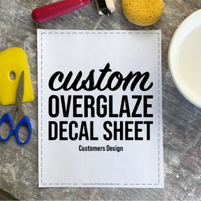 Custom Overglaze Decal Sheet - Customers Design