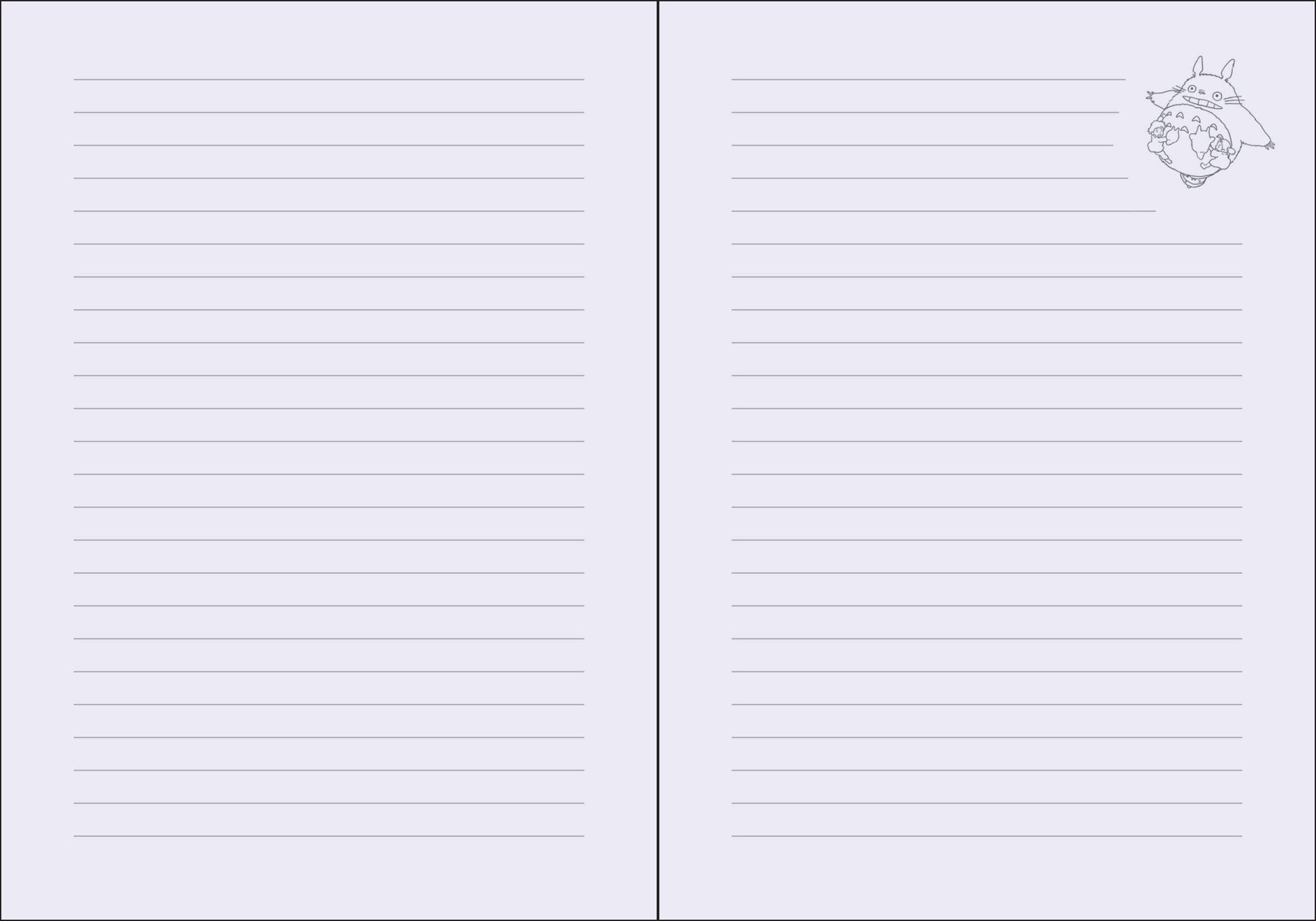 My Neighbor Totoro Flexi Journal