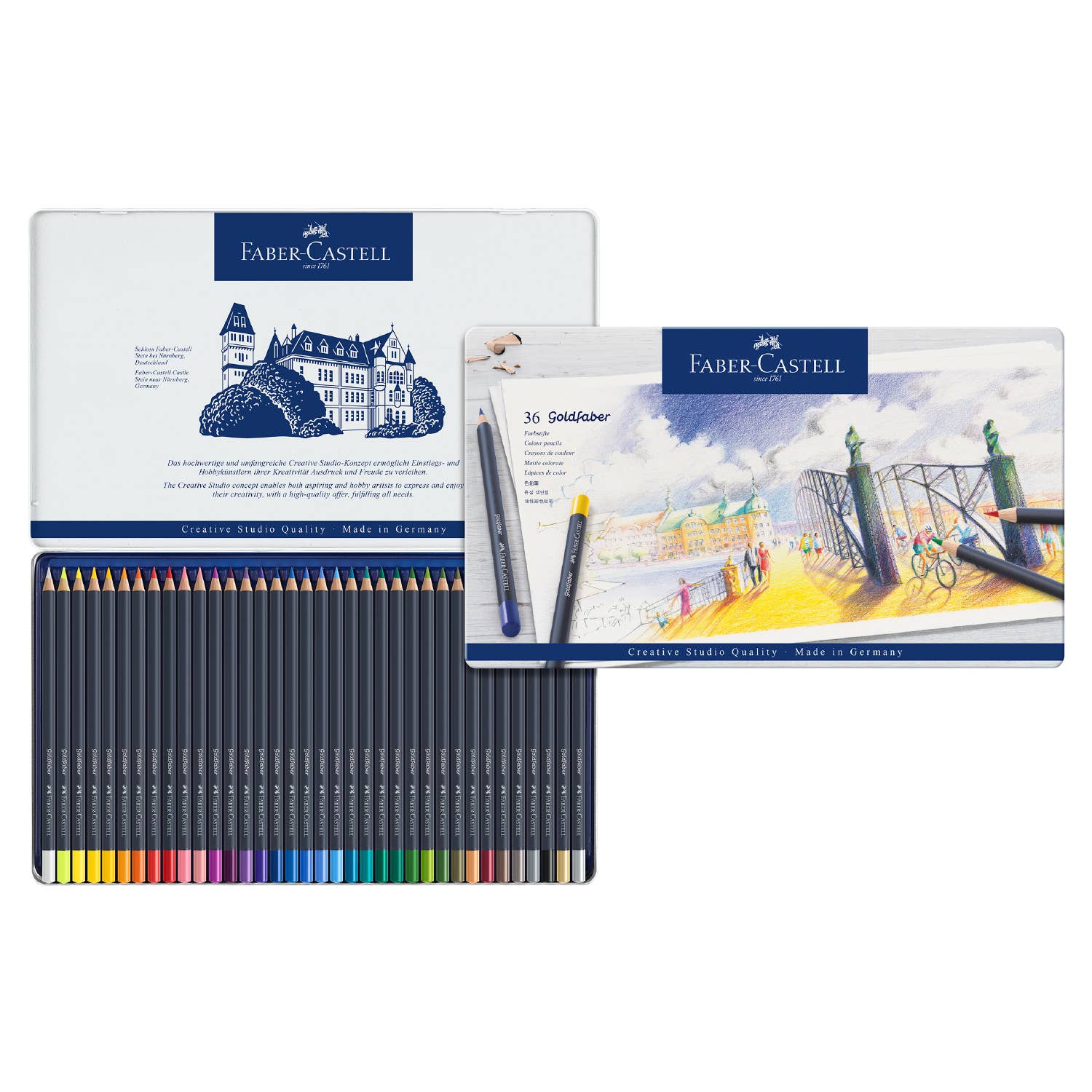 Goldfaber Color Pencils - Tin of 36