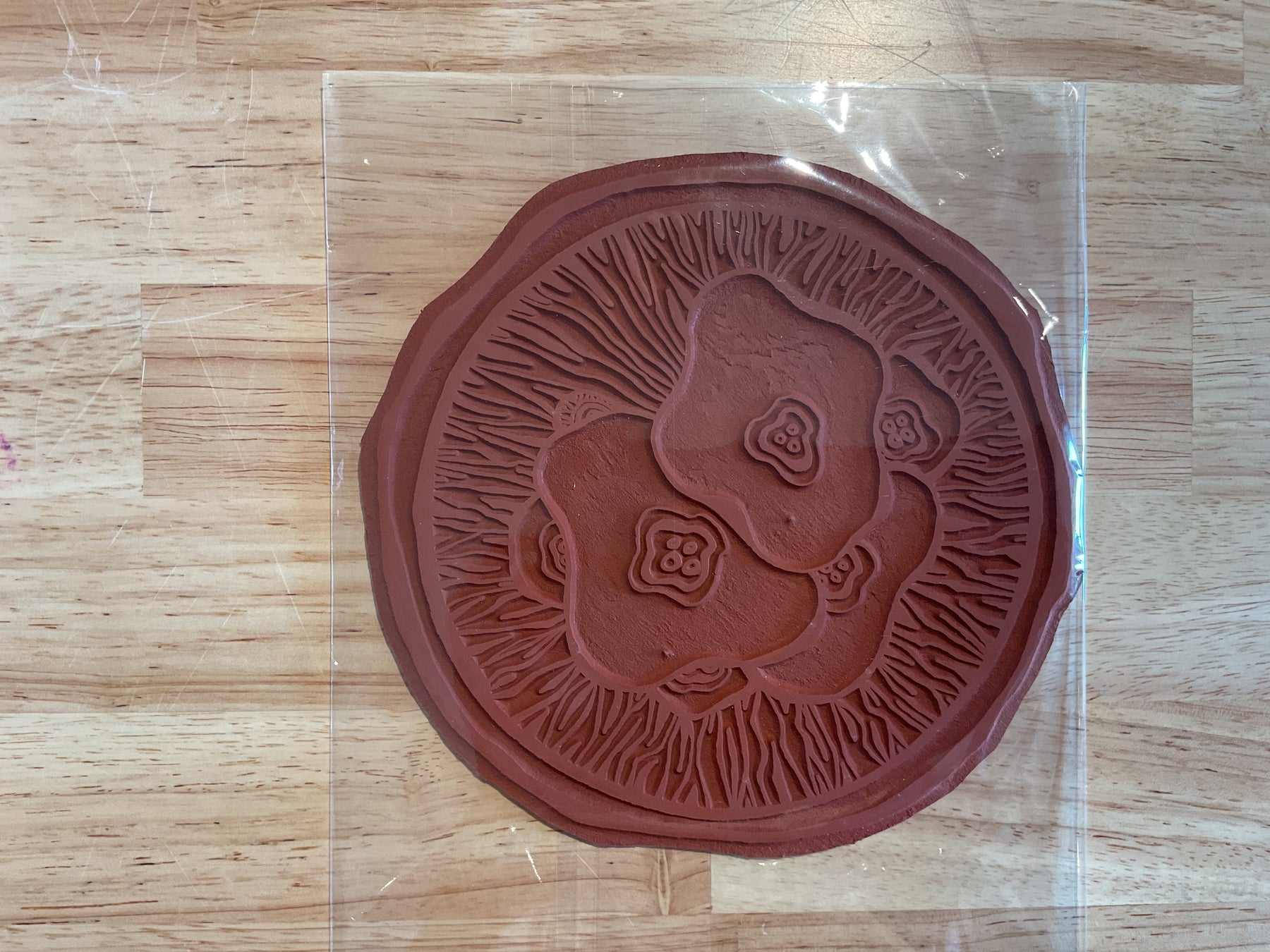 Mushroom Cap Circle Round 6x6