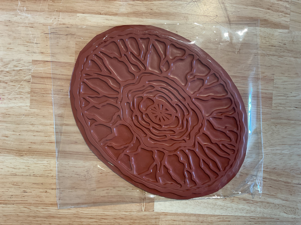 Electric Flower Oval 8x6