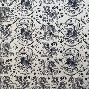 Roller Skates - Underglaze Transfer Sheet