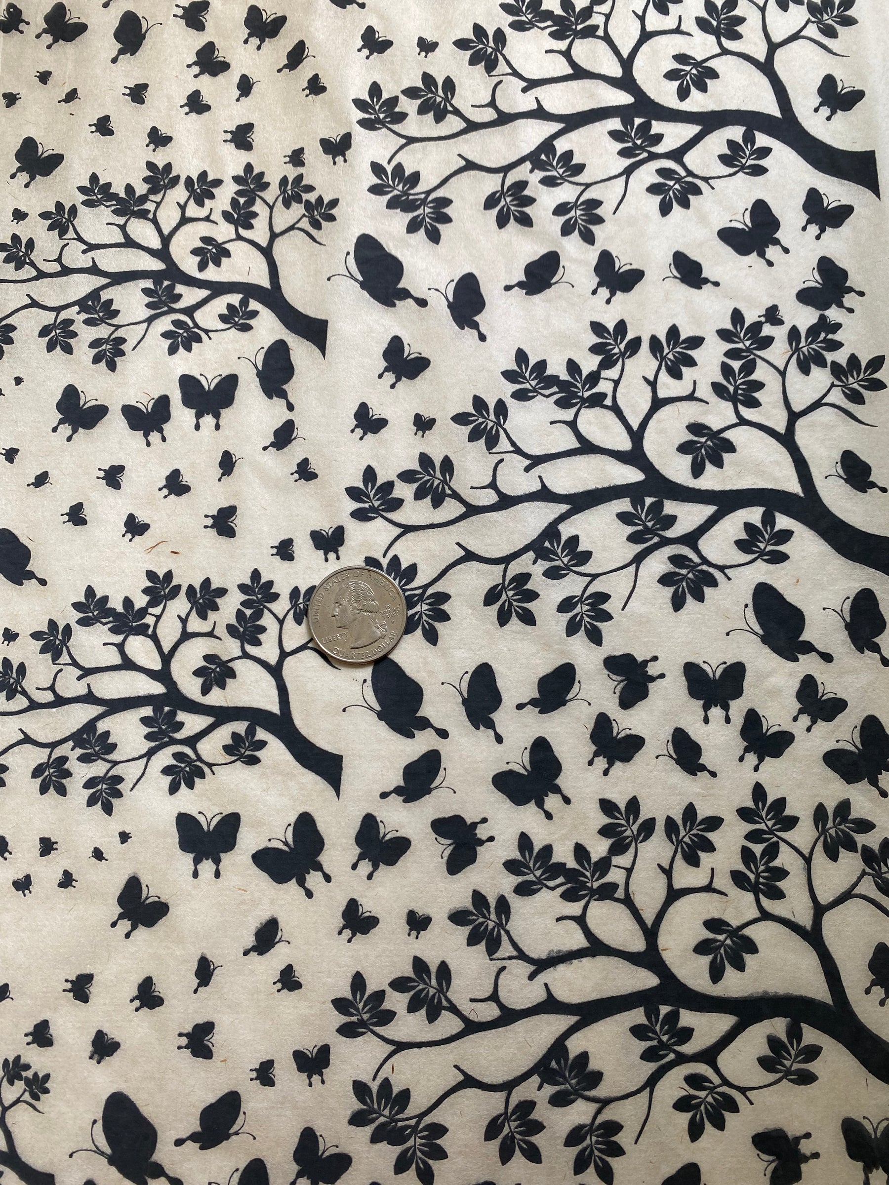 Falling Butterflies - Underglaze Transfer Sheet