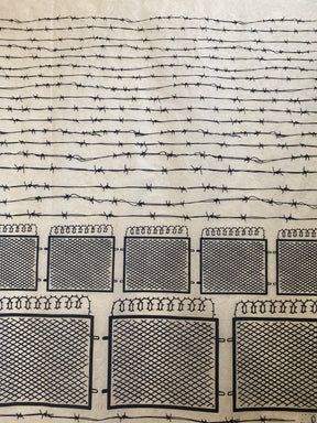 Barbed Wire - Underglaze Transfer Sheet