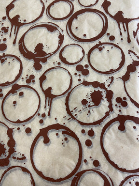 Coffee Stains - Underglaze Transfer Sheet