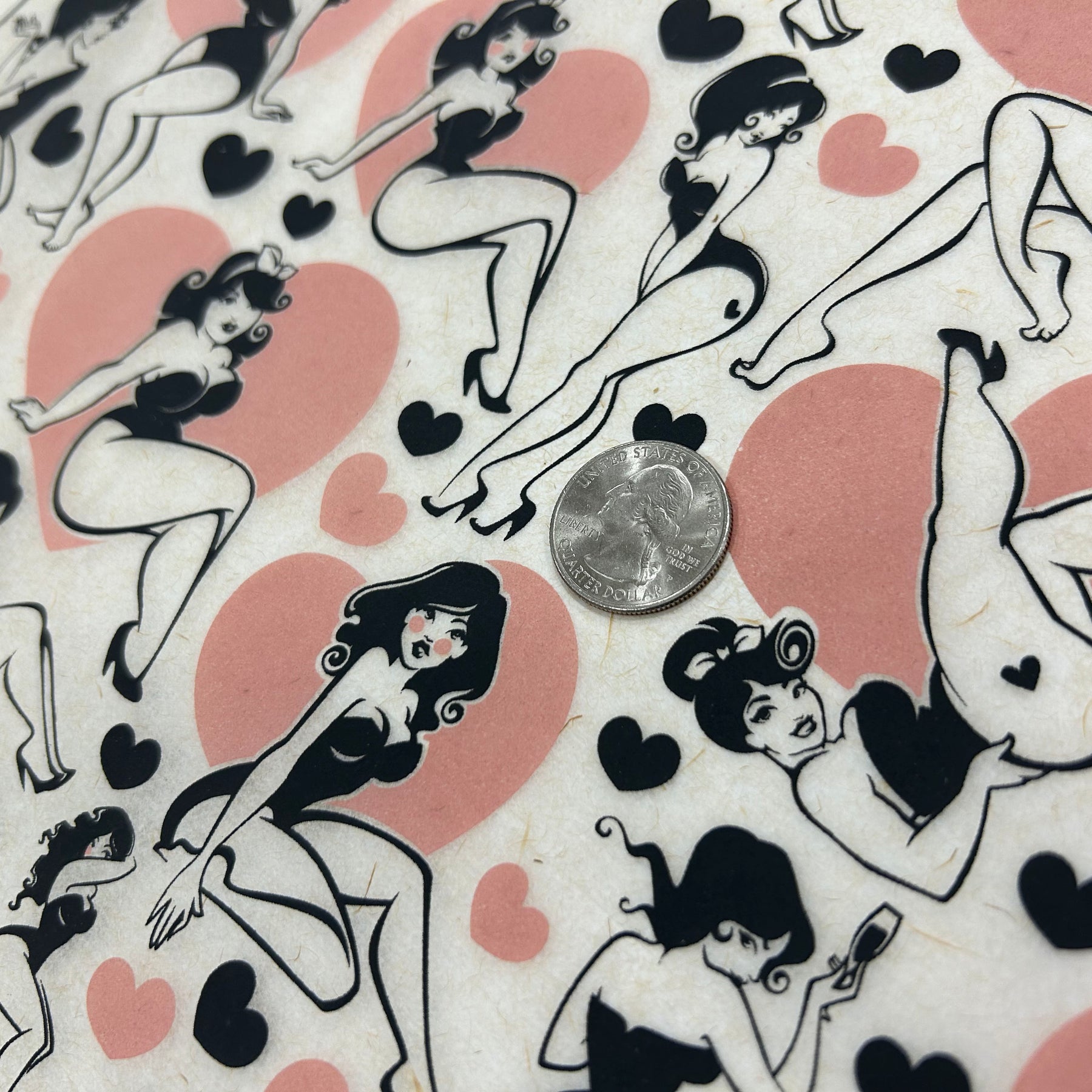 Pin Up - Underglaze Transfer Sheet