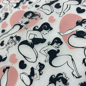 Pin Up - Underglaze Transfer Sheet