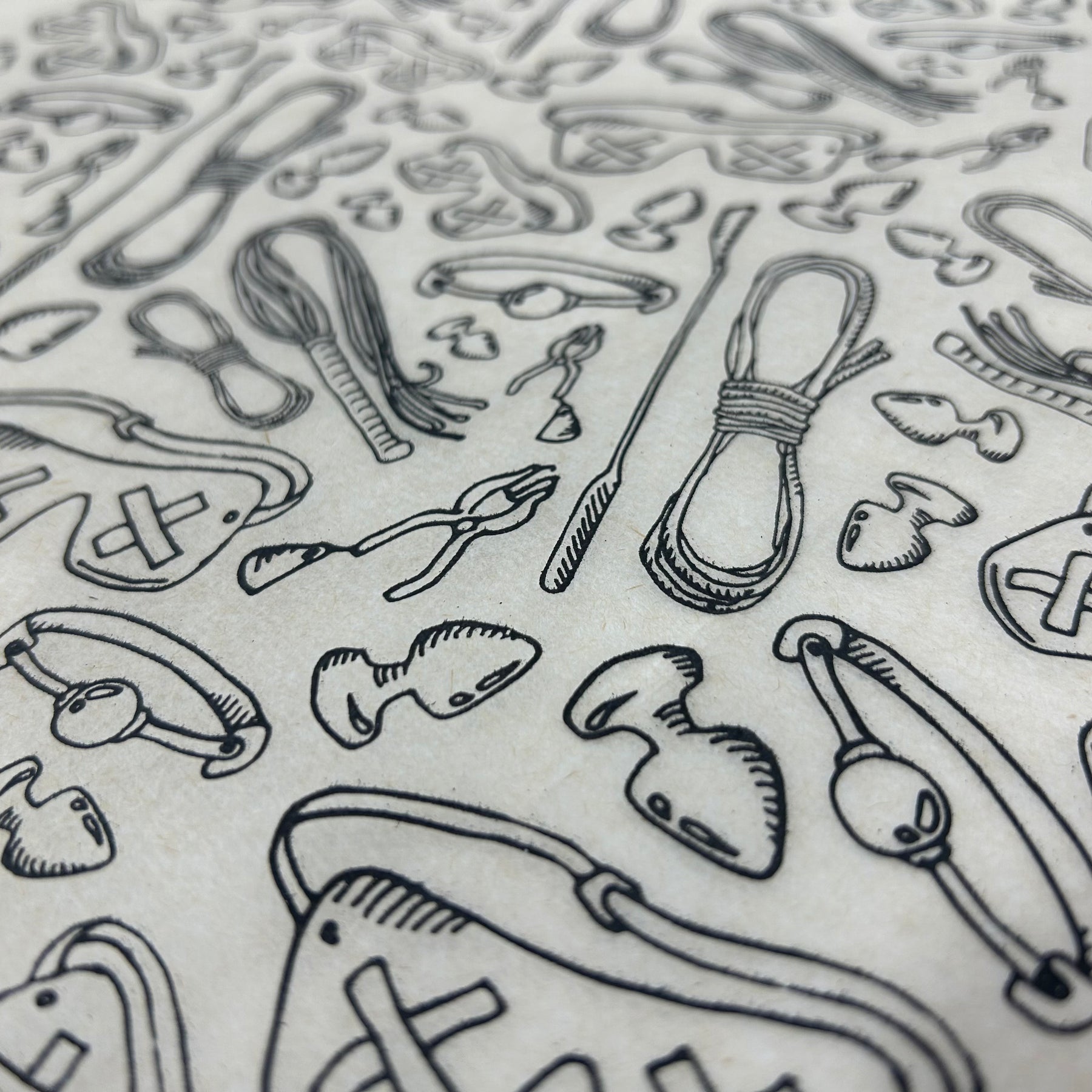 Bondage - Underglaze Transfer Sheet