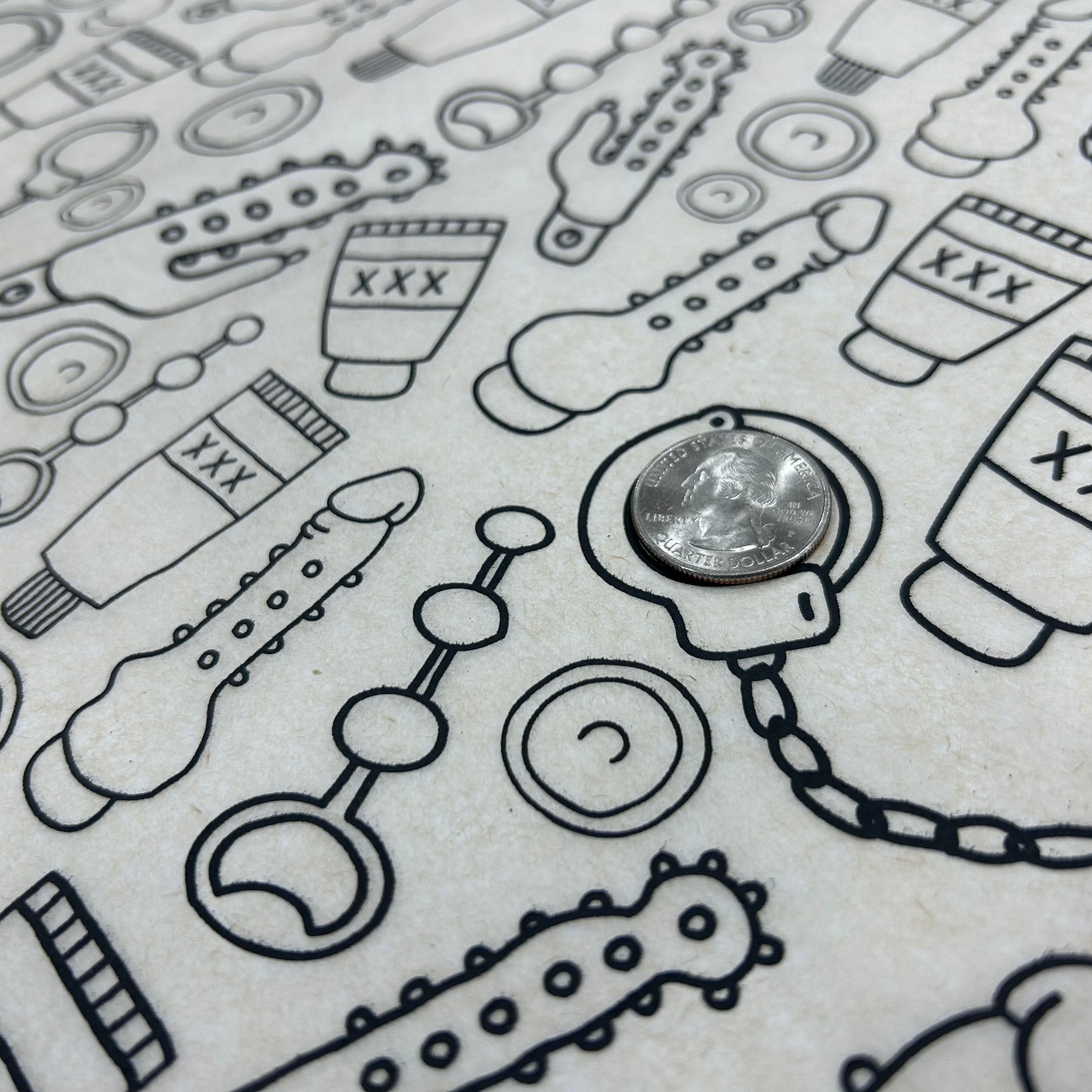 Sex Toys - Underglaze Transfer Sheet