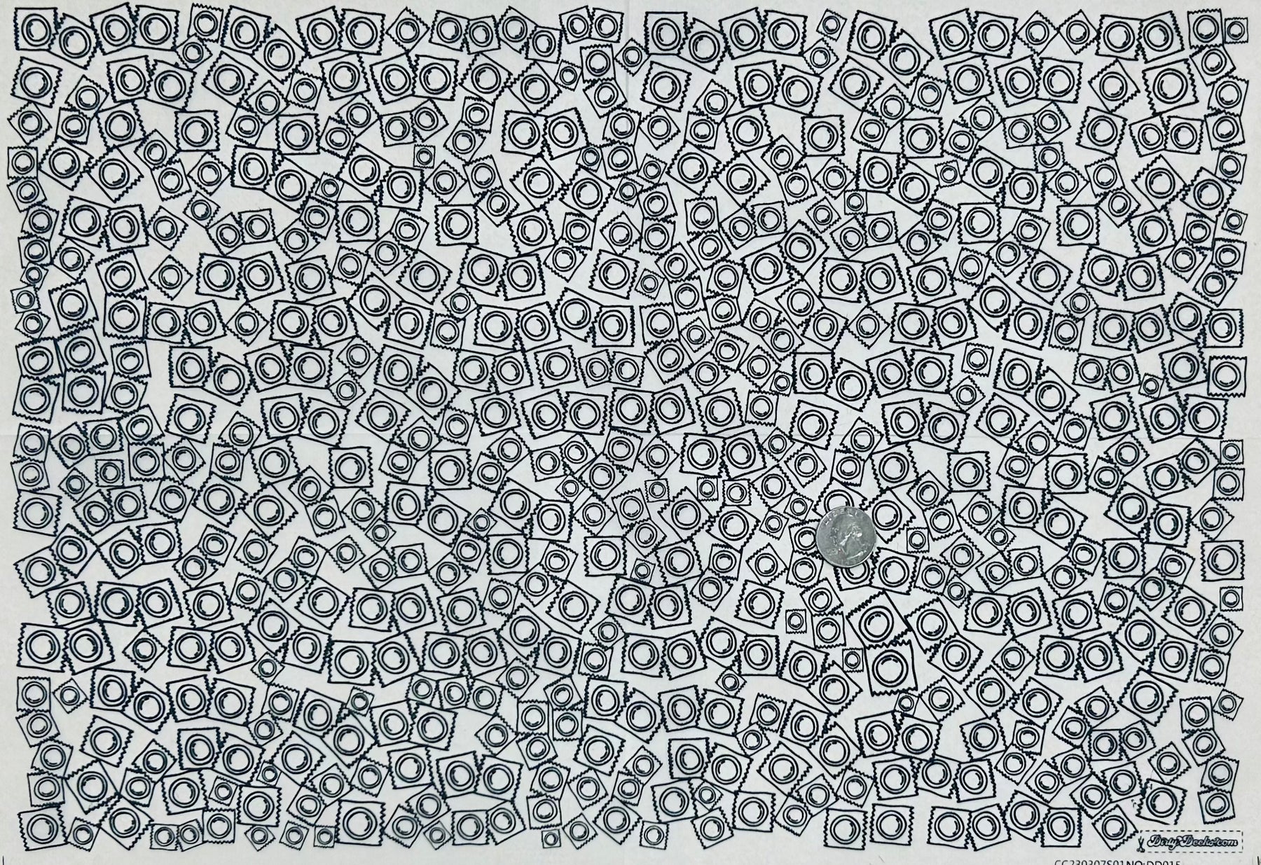 Condoms - Underglaze Transfer Sheet