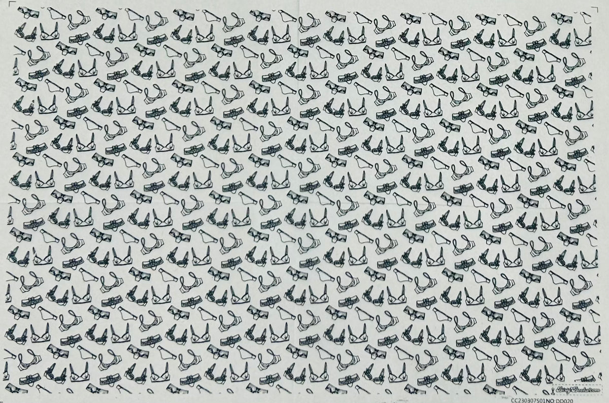 Bras N Panties - Underglaze Transfer Sheet