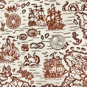Treasure Map - Underglaze Transfer Sheet
