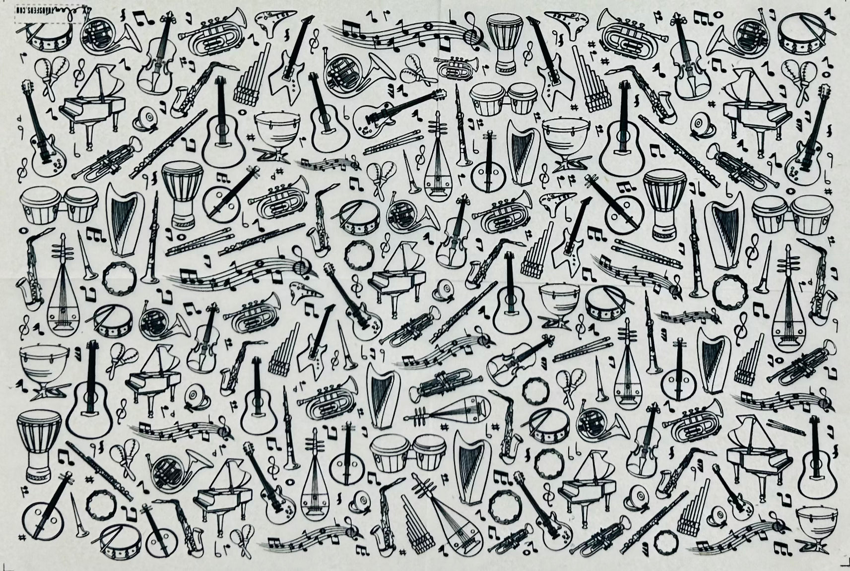 Instruments - Underglaze Transfer Sheet