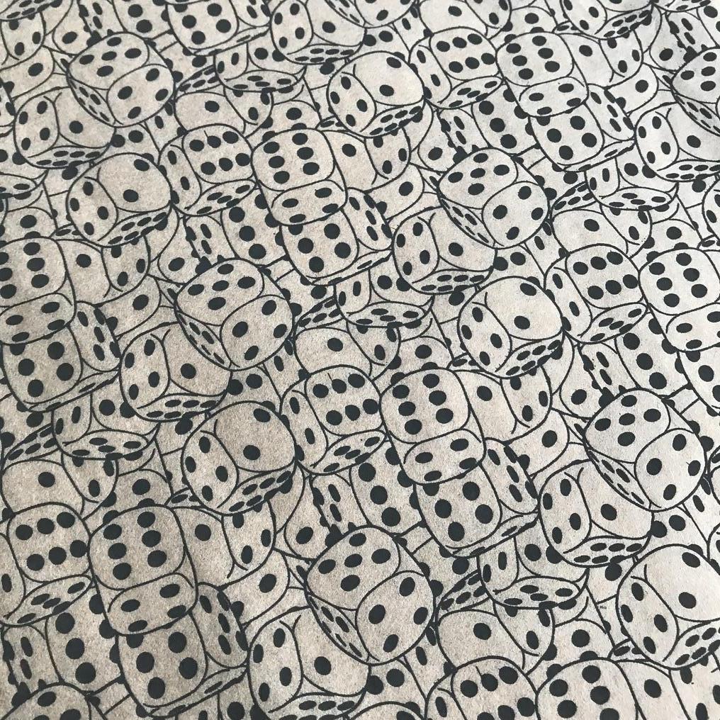 Dice - Underglaze Transfer Sheet