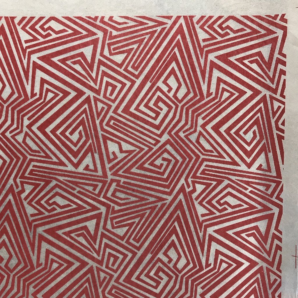 Labyrinth - Underglaze Transfer Sheet