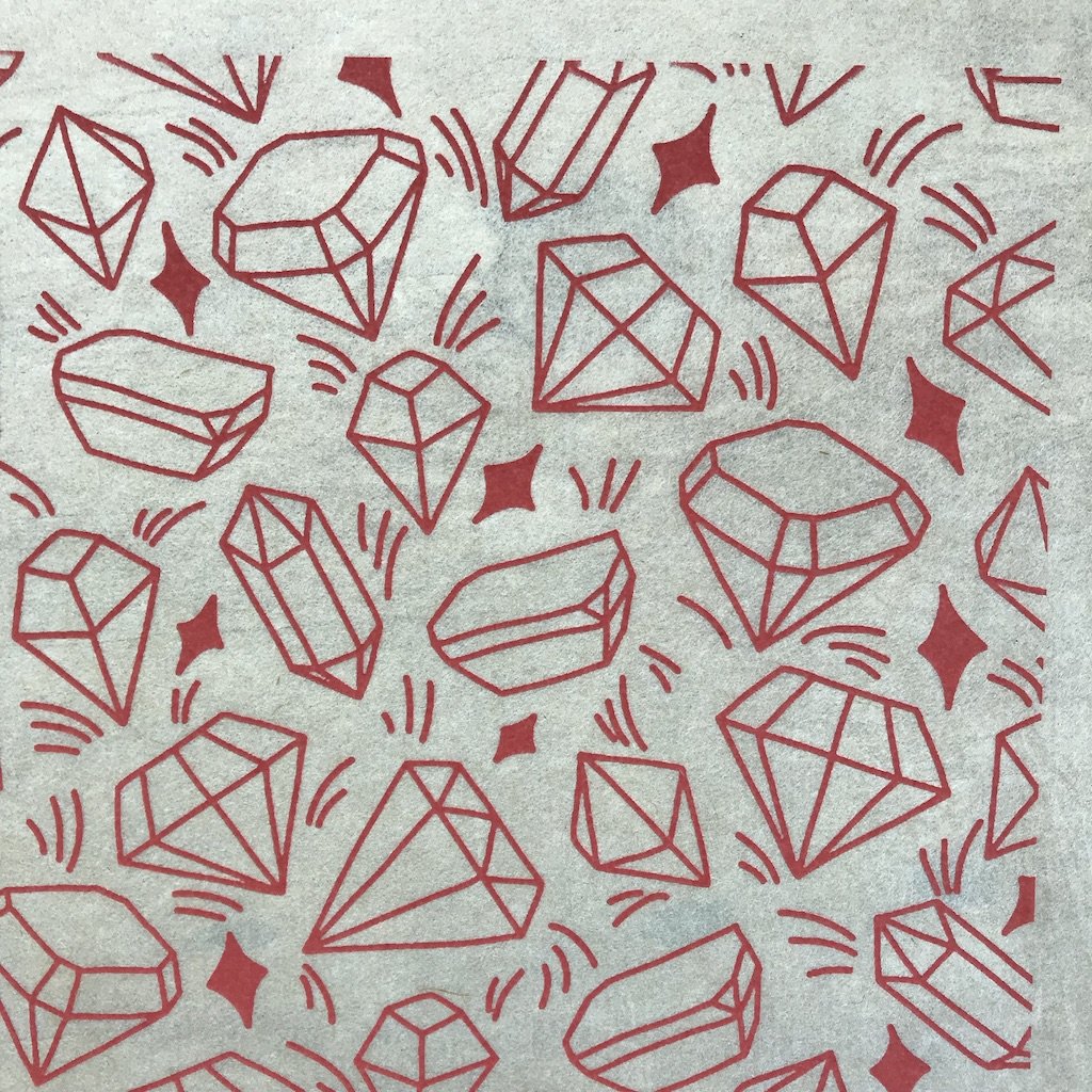 Crystals - Underglaze Transfer Sheet