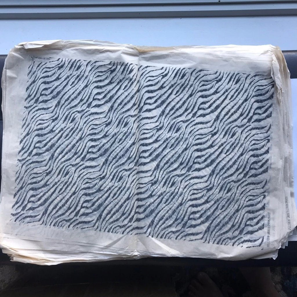 Zebra Stripes - Underglaze Transfer Sheet