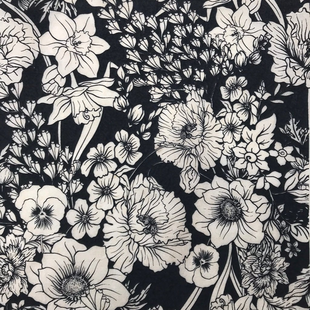 Daffodils & Poppies - Underglaze Transfer Sheet