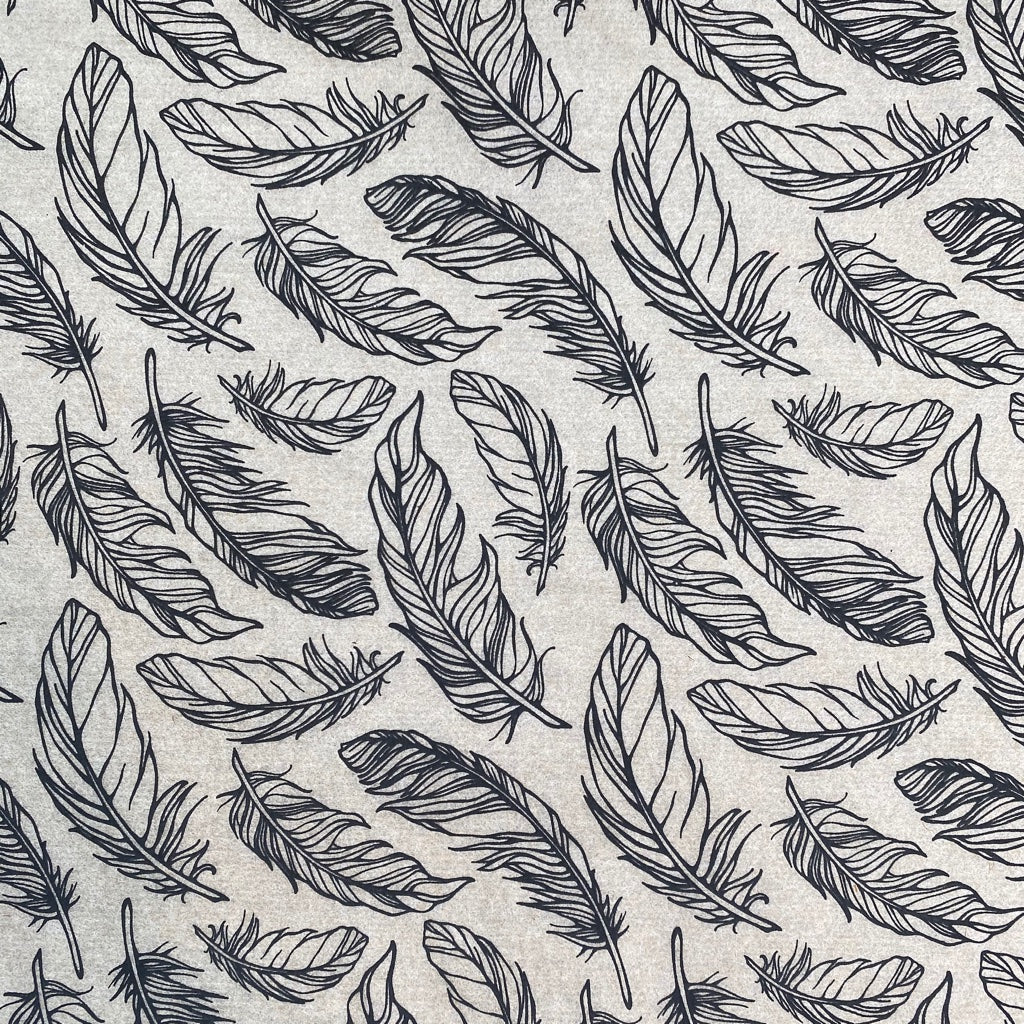 Feathers - Underglaze Transfer Sheet