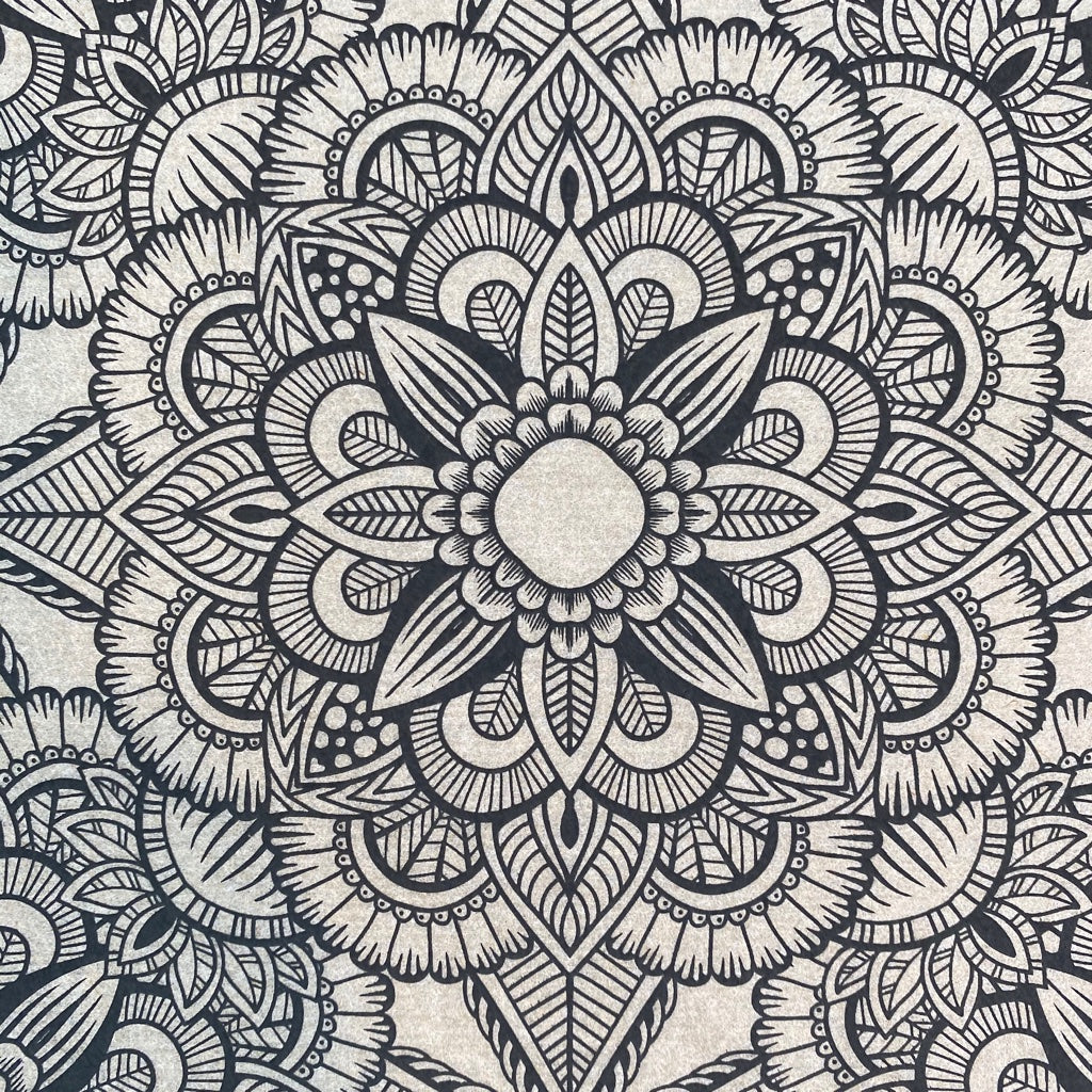 Mandala (open center) - Underglaze Transfer Sheet